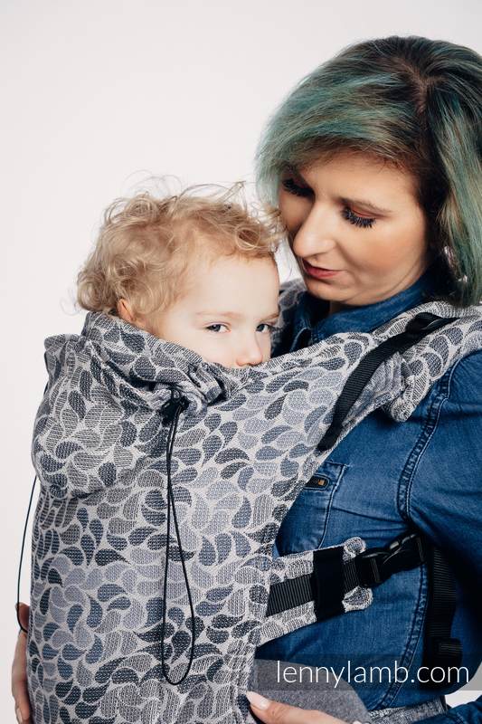 Ergonomic Carrier, Toddler Size, jacquard weave 100% cotton - COLORS OF MYSTERY - Second Generation #babywearing