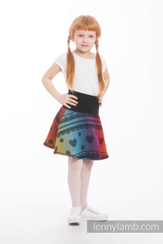 LennySkirt - size 146 - Rainbow Lace Dark #babywearing