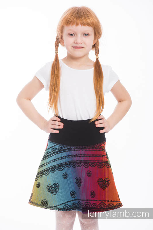 LennySkirt - size 128 - Rainbow Lace Dark #babywearing