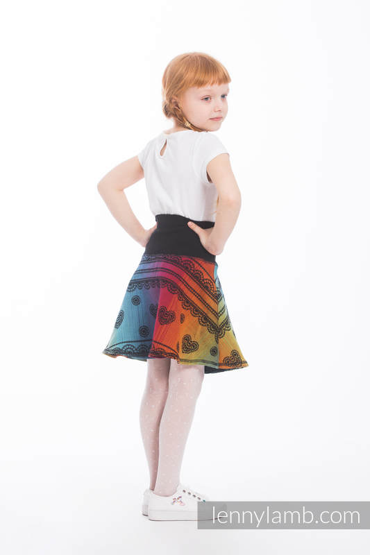 LennySkirt - size 134 - Rainbow Lace Dark #babywearing