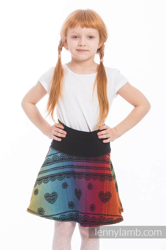 LennySkirt - size 122 - Rainbow Lace Dark #babywearing