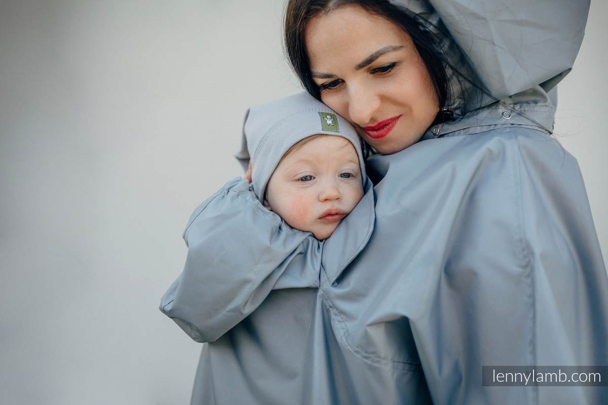 Babywearing Raincoat - size S/M - Grey #babywearing