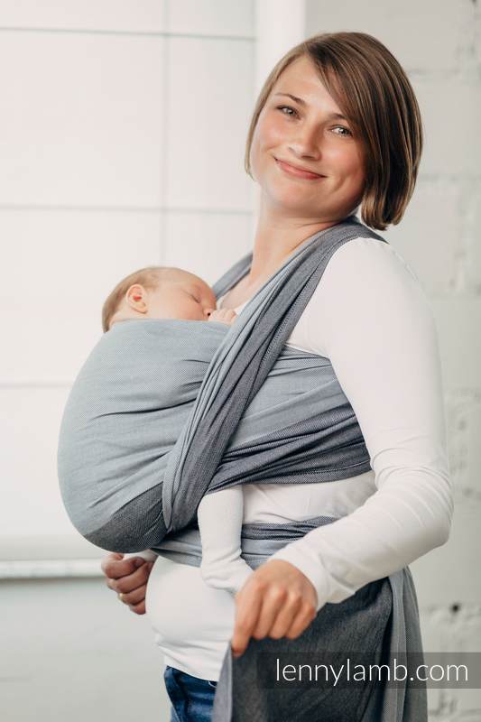Basic Line Baby Sling - HOWLITE, Broken Twill Weave, 100% cotton, size S #babywearing