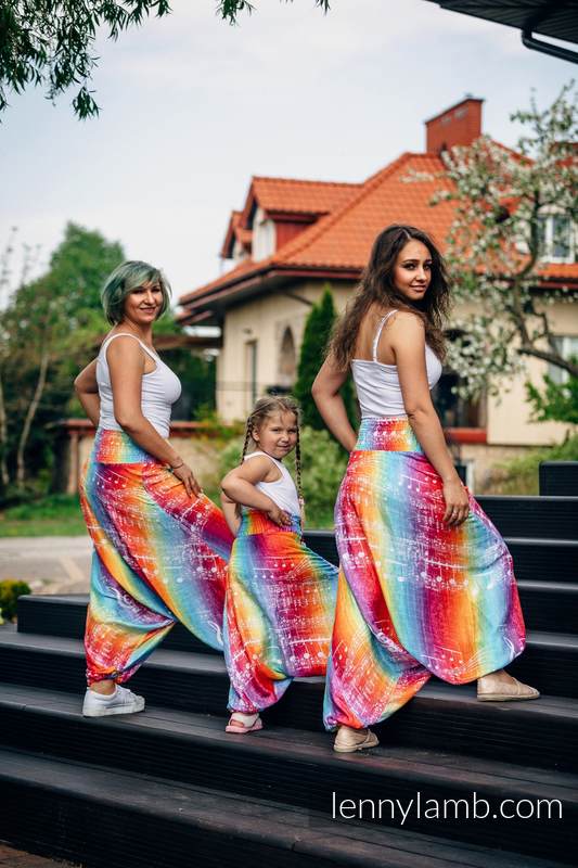 LennyAladdin Bambú - talla L/XL - SYMPHONY RAINBOW LIGHT #babywearing