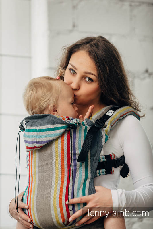 Porte-bébé ergonomique, taille bébé, sergé brisé 100 % coton, OASIS - Deuxième génération #babywearing