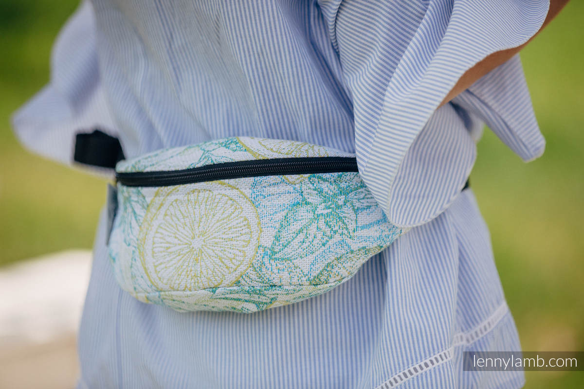 Waist Bag made of woven fabric, (100% cotton) - FRESH LEMON  #babywearing