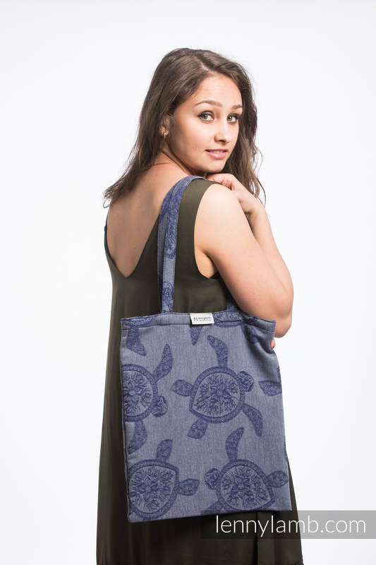 Shopping bag made of wrap fabric (100% cotton) - SEA ADVENTURE - CALM BAY #babywearing