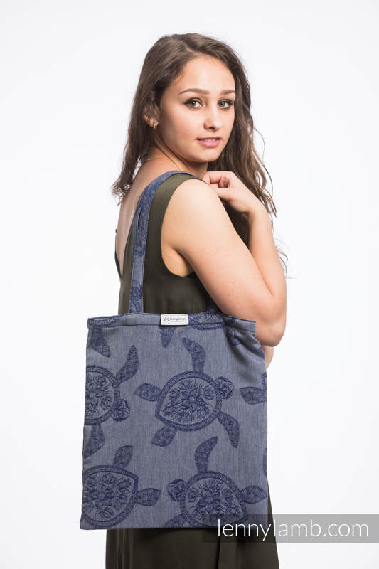 Shopping bag made of wrap fabric (100% cotton) - SEA ADVENTURE - CALM BAY #babywearing