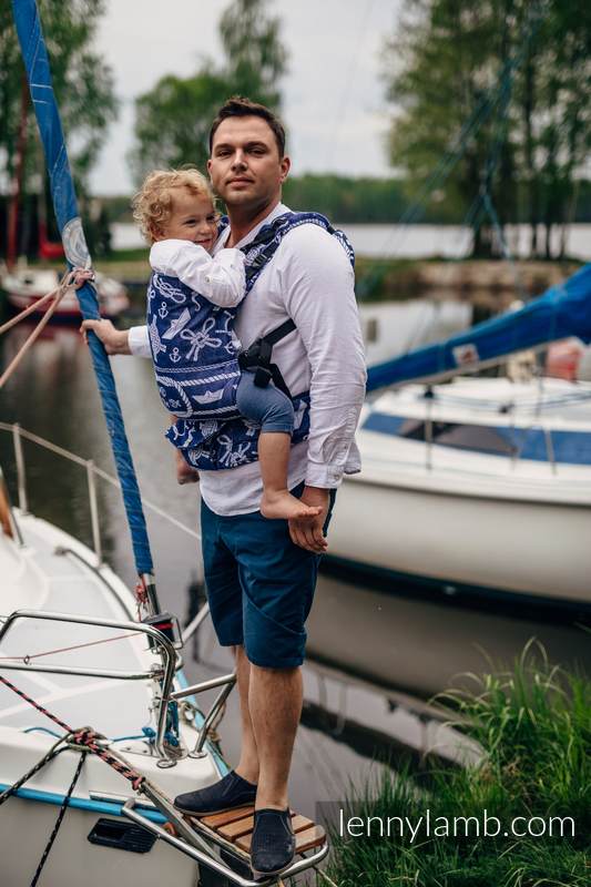Porte-bébé LennyUp, taille standard, jacquard 100% coton - SEA STORIES #babywearing