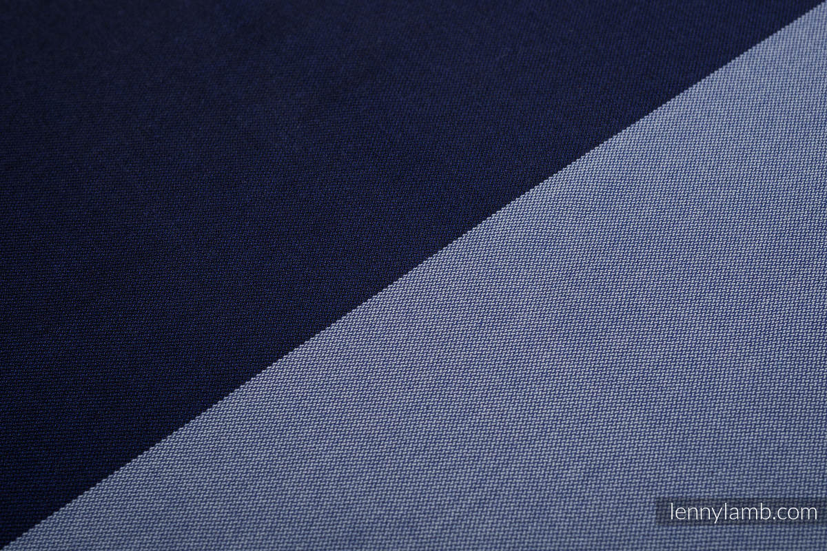Écharpe de la gamme de base - AZURITE, sergé brisé, 100 % coton, taille XS  #babywearing