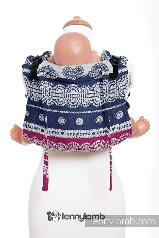 Nosidło Klamrowe ONBUHIMO  z tkaniny żakardowej (100% bawełna), rozmiar Toddler - EDYCJA DLA PROFESJONALISTÓW - KORONKA 1.0 #babywearing