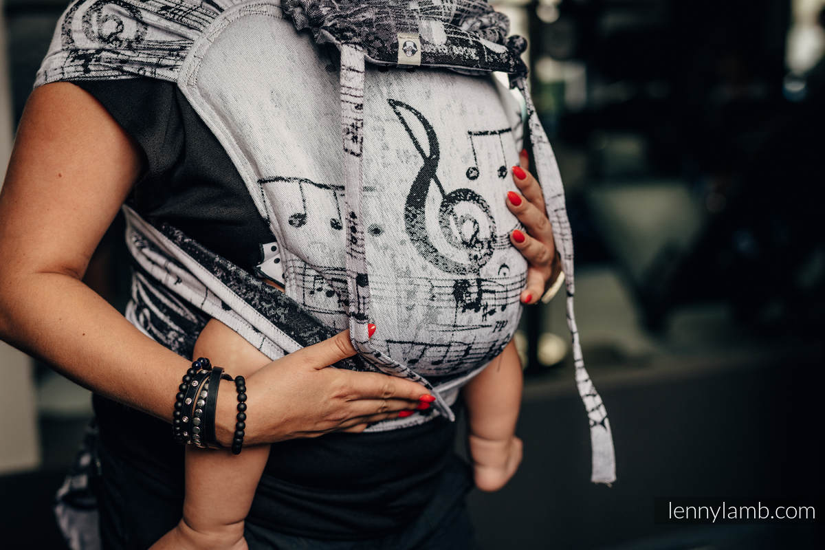 WRAP-TAI toddler avec capuche, jacquard/ 100 % coton / SYMPHONY CLASSIC #babywearing