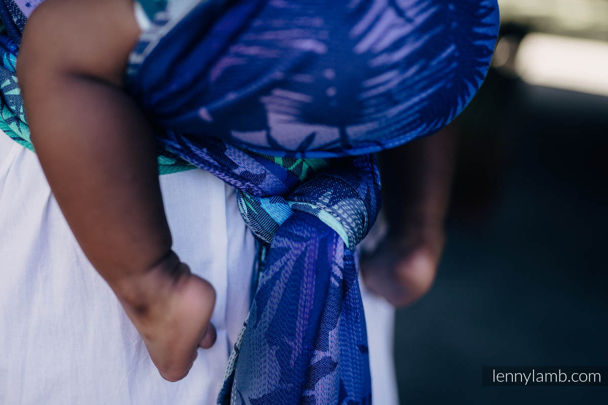 Baby Wrap, Jacquard Weave (100% cotton) - HIDDEN VALLEY - size L  #babywearing
