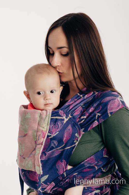 WRAP-TAI carrier Toddler with hood, jacquard weave, 100% cotton - THE SECRET MAGNOLIA #babywearing