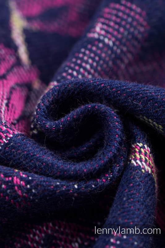 Baby Wrap, Jacquard Weave (100% cotton) - THE SECRET MAGNOLIA - size L #babywearing