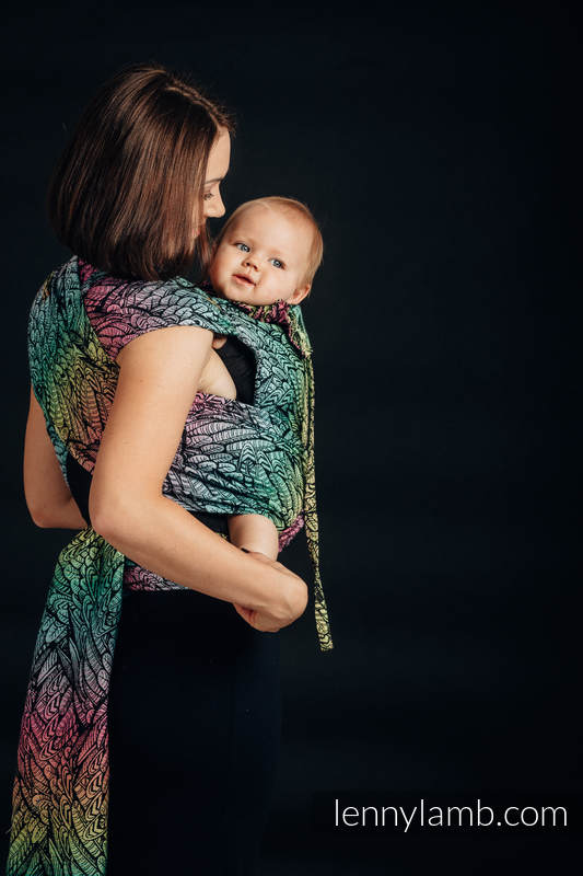 WRAP-TAI carrier Toddler with hood, jacquard weave, 100% cotton - WILD SOUL #babywearing