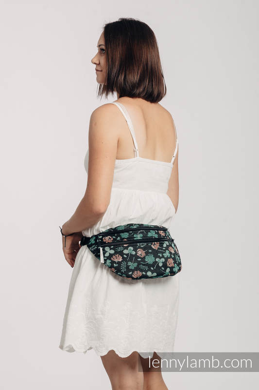 Waist Bag made of woven fabric, size large (100% cotton) - KISS OF LUCK #babywearing