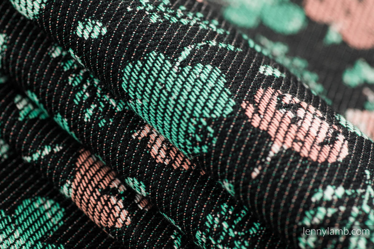 Baby Wrap, Jacquard Weave (100% cotton) - KISS OF LUCK - size S #babywearing