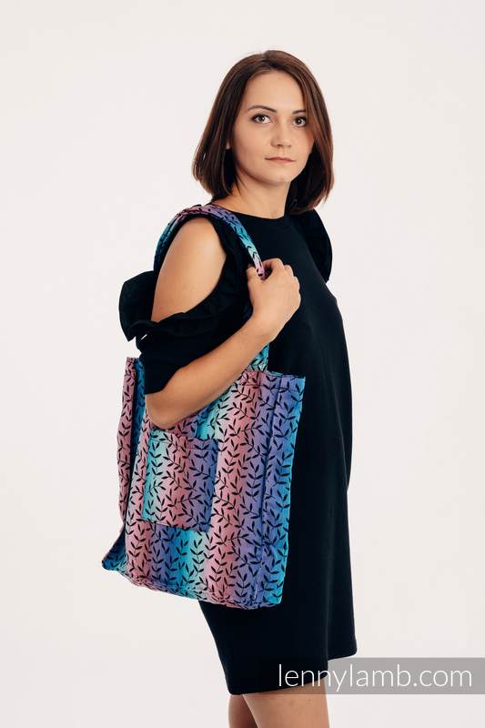 Shoulder bag made of wrap fabric (100% cotton) - ENCHANTED NOOK  - standard size 37cm x 37cm #babywearing