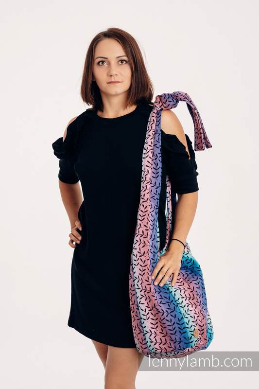Hobo Bag made of woven fabric, 100% cotton - ENCHANTED NOOK  #babywearing