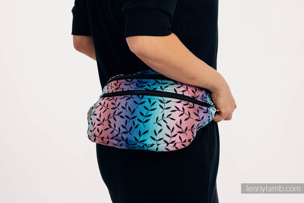 Waist Bag made of woven fabric, (100% cotton), size large -ENCHANTED NOOK  #babywearing