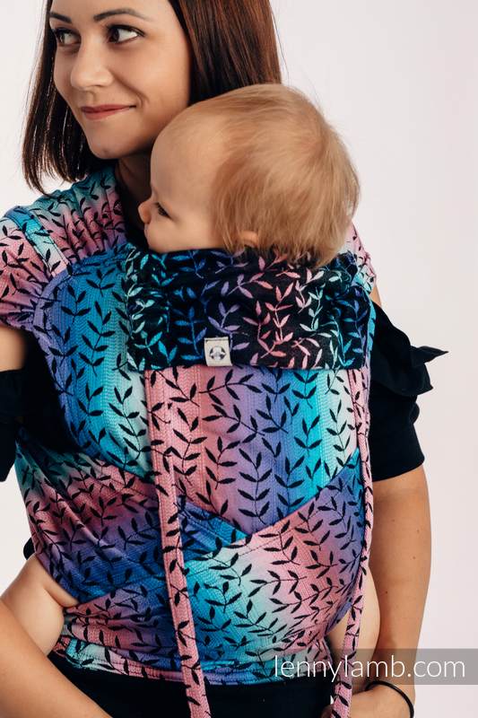 WRAP-TAI carrier Toddler with hood/ jacquard twill / 100% cotton -ENCHANTED NOOK  #babywearing