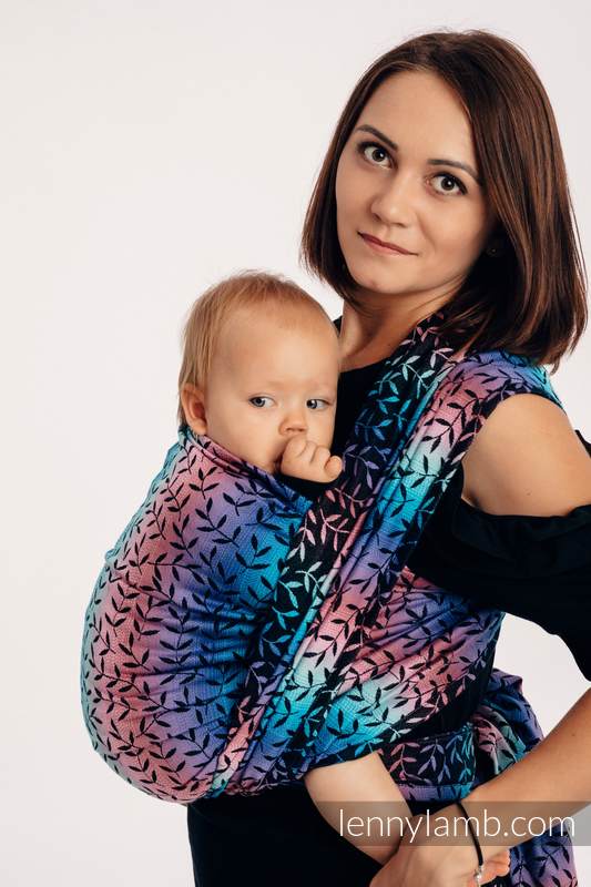 Baby Wrap, Jacquard Weave (100% cotton) - ENCHANTED NOOK  - size M #babywearing