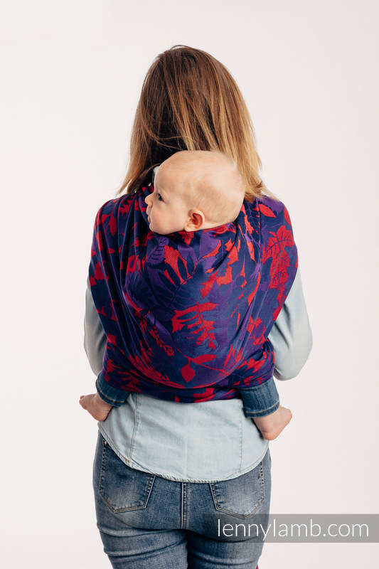 Baby Wrap, Jacquard Weave (100% cotton) - WHIFF OF AUTUMN - EQUINOX - size M #babywearing