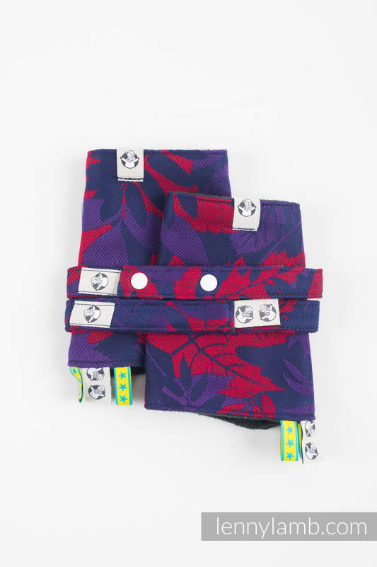 Drool Pads & Reach Straps Set, (60% cotton, 40% polyester) - WHIFF OF AUTUMN - EQUINOX #babywearing