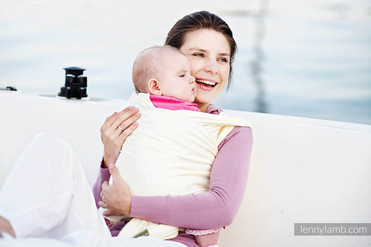 Écharpe extensible - Ivory - taille standard 5.0 m #babywearing