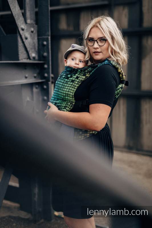 Nosidełko LennyUp z tkaniny żakardowej 100% bawełna , rozmiar standard - MOZAIKAŚLĄSKA #babywearing