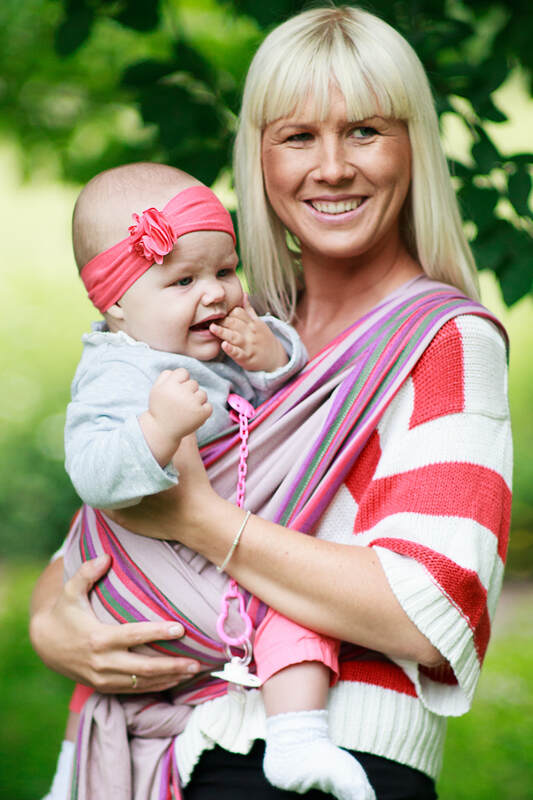 Baby Sling, Broken Twill Weave - Heather Days - size L #babywearing