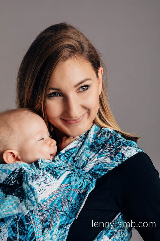 WRAP-TAI carrier Toddler with hood/ jacquard twill / 100% cotton  - FLUTTERING DOVES  #babywearing
