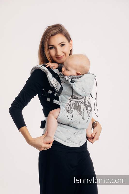 Ergonomic Carrier, Toddler Size, jacquard weave 100% cotton - DANCE OF LOVE  - Second Generation #babywearing