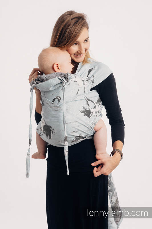 WRAP-TAI mini avec capuche, jacquard/ 100% coton - DANCE OF LOVE #babywearing