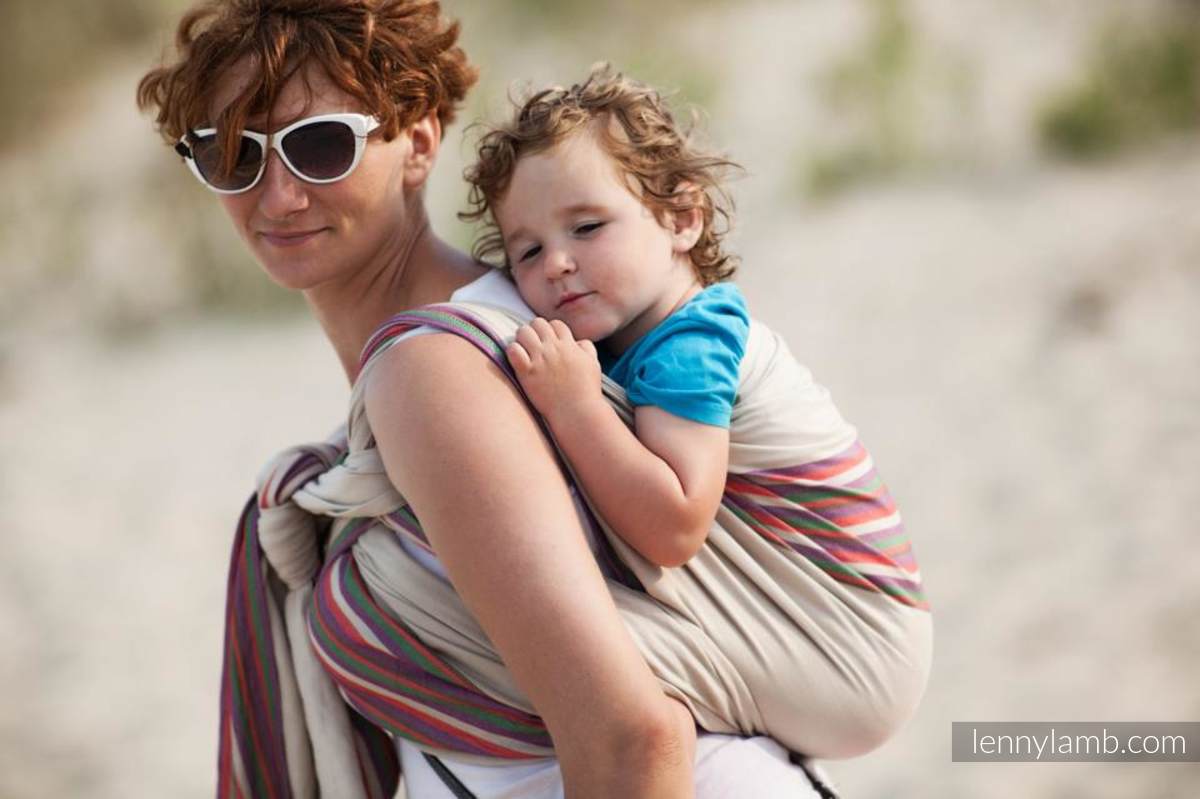 Baby Sling, Broken Twill Weave, 100% Cotton- Sand Valley - size L #babywearing