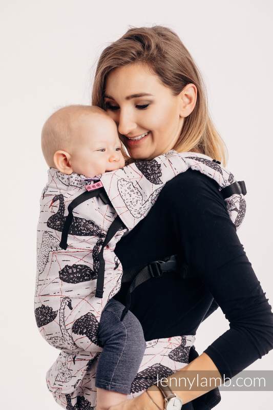 Drool Pads & Reach Straps Set, (60% cotton, 40% polyester) - WILD SWANS #babywearing