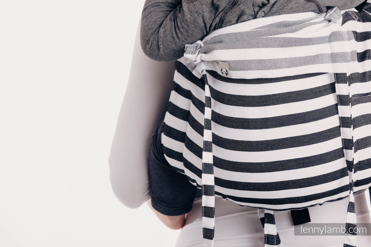 Nosidło Klamrowe ONBUHIMO z takniny chustowej, splot skośny (100% bawełna), rozmiar Standard - DZIEŃ I NOC #babywearing