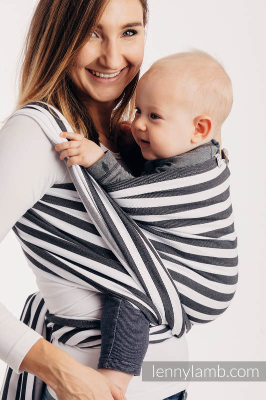 Baby Sling, Twill Weave, 100% cotton,  DAY AND NIGHT - size XL #babywearing