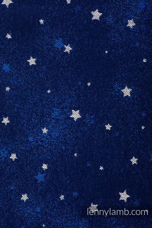 Fular, tejido jacquard (96% algodón, 4% hilo metalizado) - TWINKLING STARS - talla S #babywearing