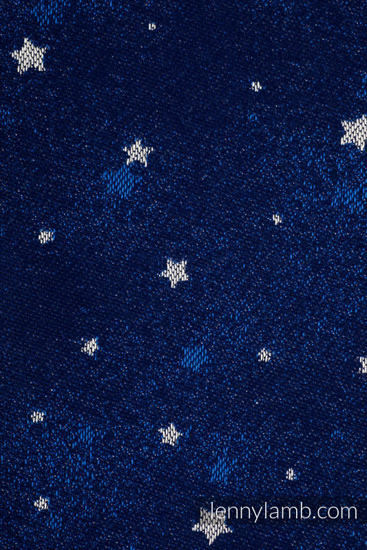 Fular, tejido jacquard (96% algodón, 4% hilo metalizado) - TWINKLING STARS- talla M #babywearing