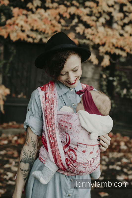 Écharpe, jacquard (100% coton) - SYMPHONY OF FREEDOM  - taille S #babywearing