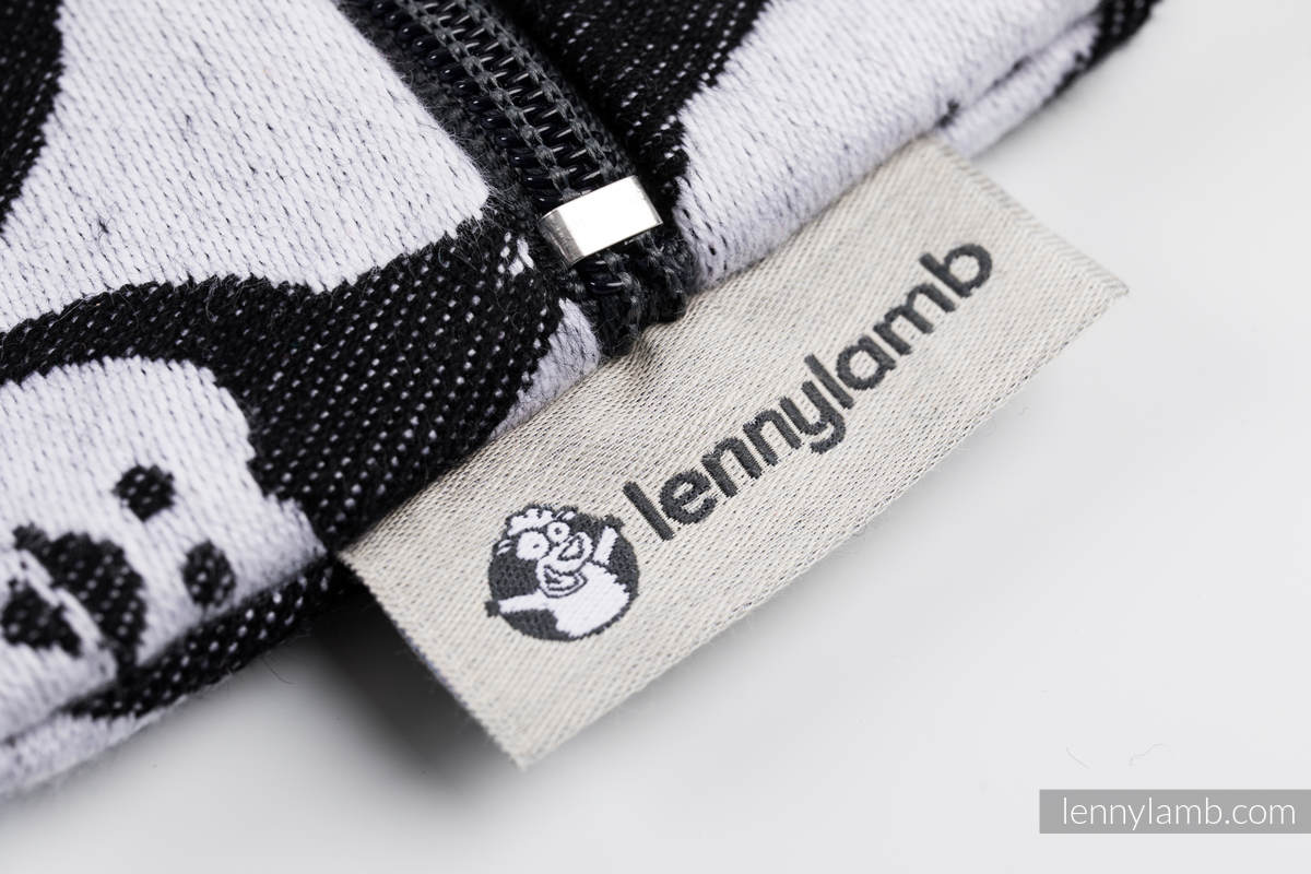 Pencil Case from jacquard fabric (100% cotton) - DOMINICAN PENGUIN #babywearing