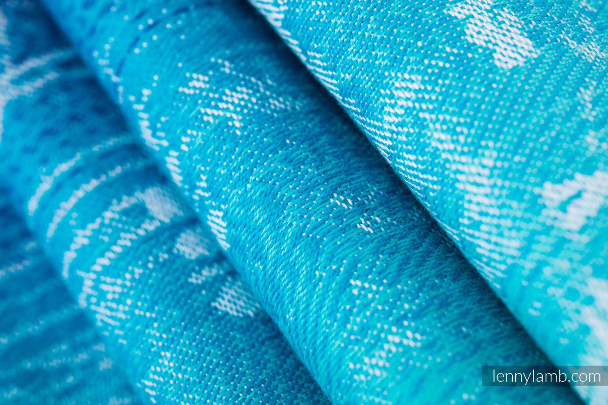 Baby Wrap, Jacquard Weave (100% cotton) - SYMPHONY AURORA - size L (grade B) #babywearing