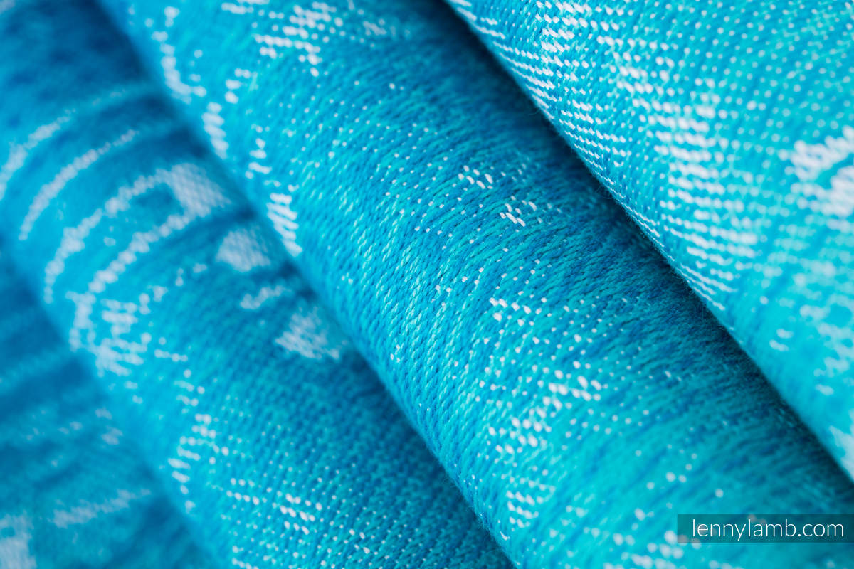 Baby Wrap, Jacquard Weave (100% cotton) - SYMPHONY AURORA - size XL #babywearing