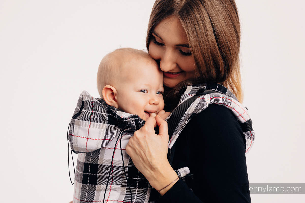 Mochila ergonómica, talla bebé, tejido de sarga 100% algodón - ARCADIA PLAID - Segunda generación #babywearing