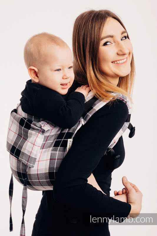 Lenny Buckle Onbuhimo baby carrier, standard size, twill weave (100% cotton) - ARCADIA  PLAID #babywearing