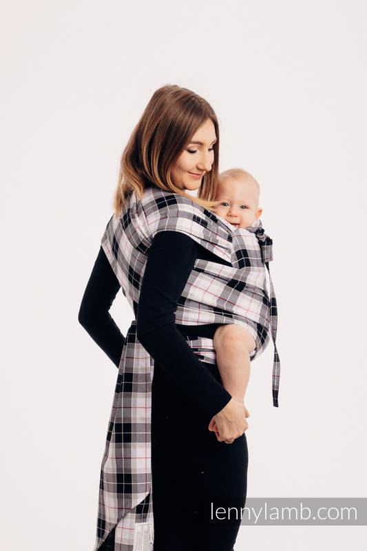 WRAP-TAI carrier Toddler, twill weave - 100% cotton - with hood, ARCADIA PLAID #babywearing
