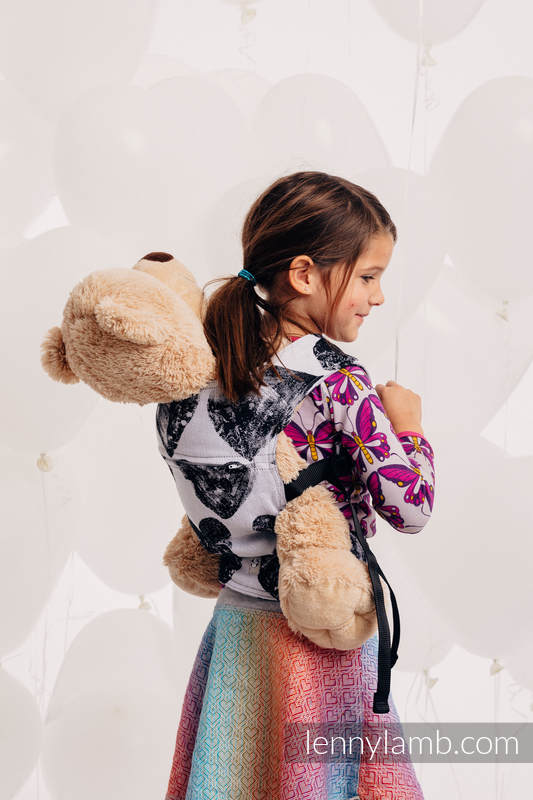 Mochila portamuñecos hecha de tejido, 100% algodón - LOVKA CLASSIC  #babywearing