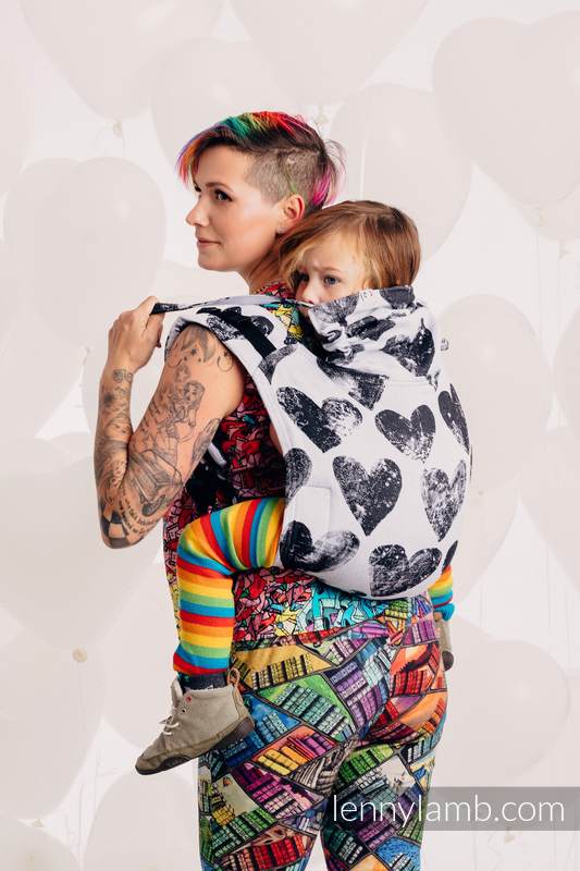 Onbuhimo SAD LennyLamb, talla Toddler, jacquard (100% algodón) - LOVKA CLASSIC  #babywearing